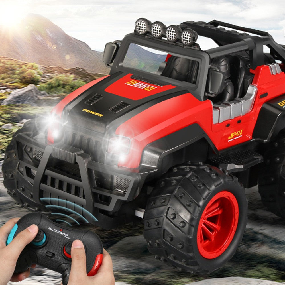 Red RC Cars Kids Remote Control Toys Car 2.4 GHz Off Road Monster RC Trucks