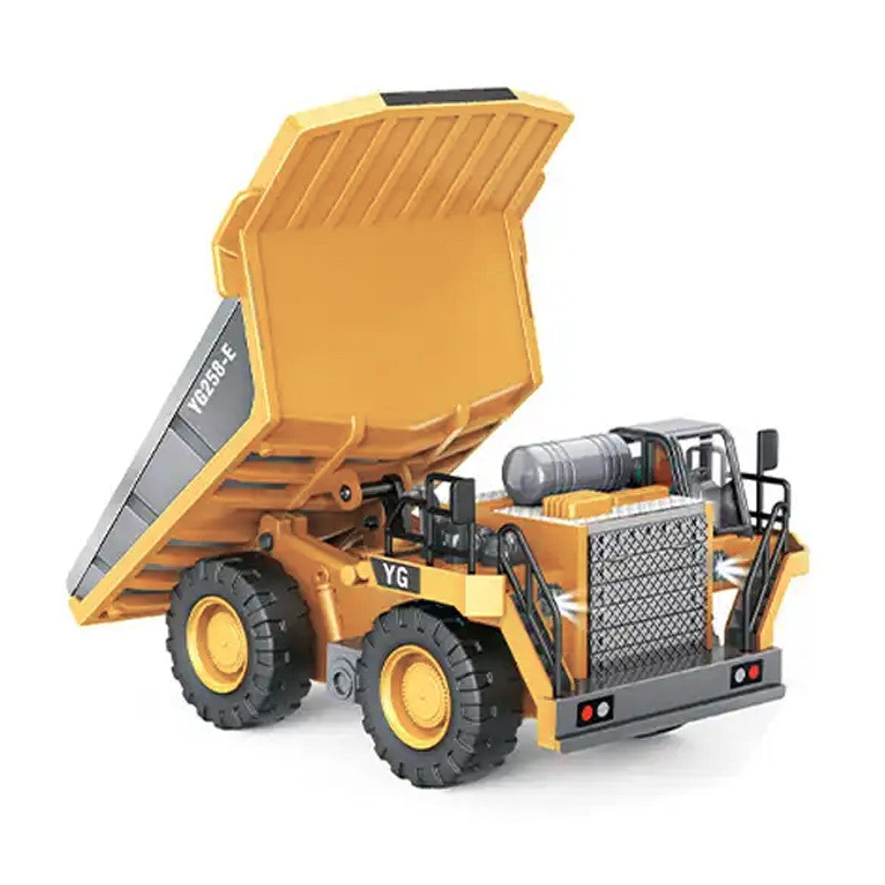 Remote Control Dump Car RC Construction Vehicles with Lights and Sounds Truck