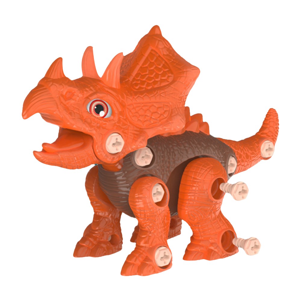 Set of 4 Pieces Take Apart Dinosaur Toy DIY Assembled Kids Construction Toys