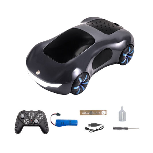 Black Remote Control Car Rechargeable Dual Spray RC Car Electric Stunt Car