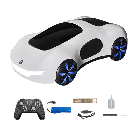 White Remote Control Car Rechargeable Dual Spray RC Car Electric Stunt Car