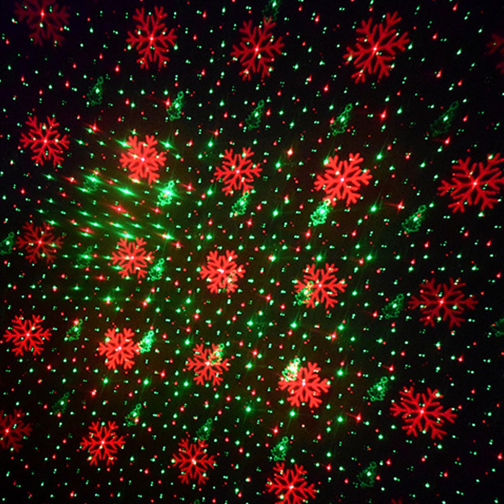 USB Christmas Atmosphere Projector Lamp LED Room Decoration Projector Night Light - Style 1