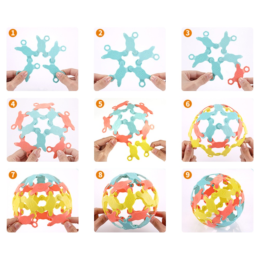 280Pcs DIY Colorful Building Blocks Kit Kids Educational Toys