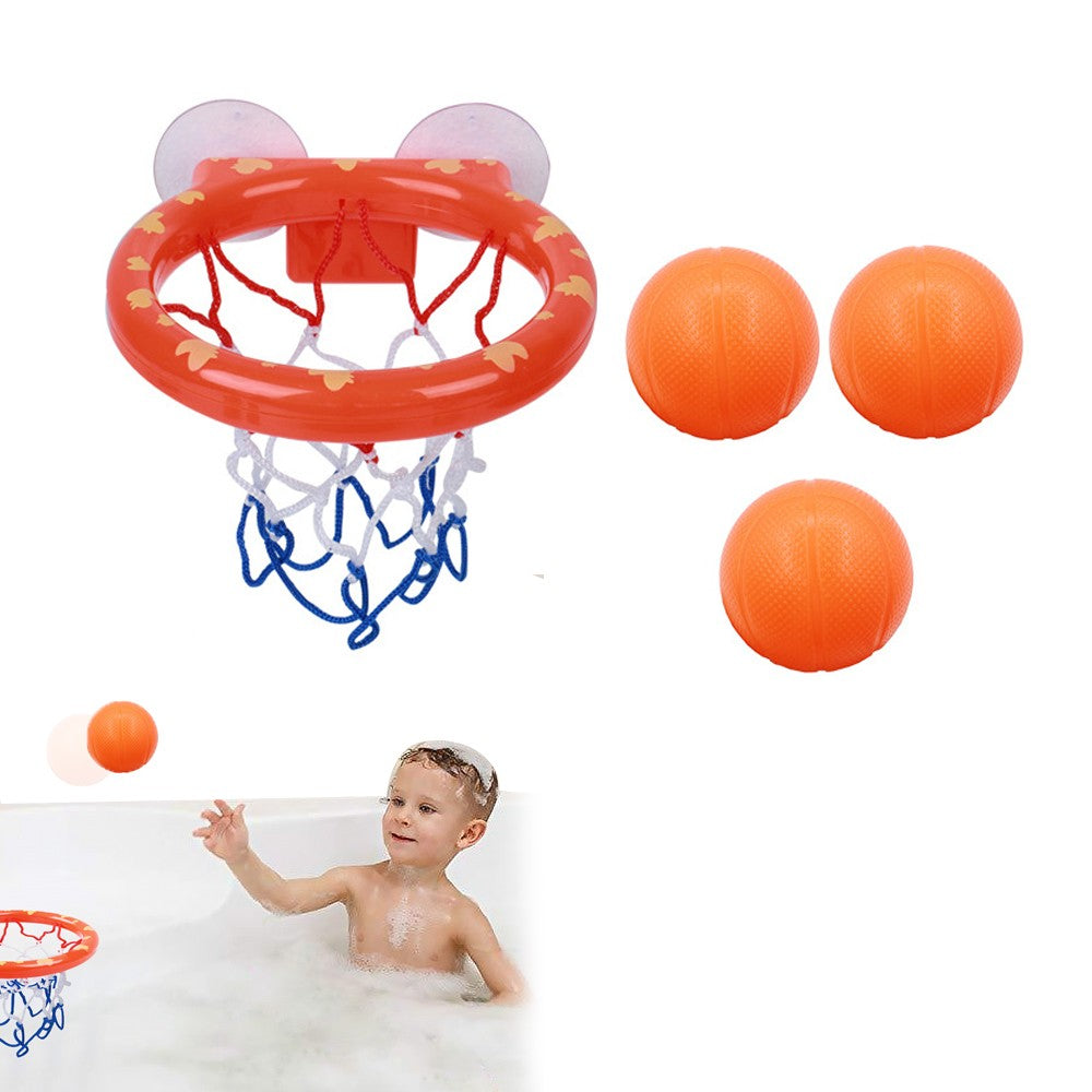 1 Set of Kids Basketball Bath Toys Toddlers Bathtub Basketball Shooting Game