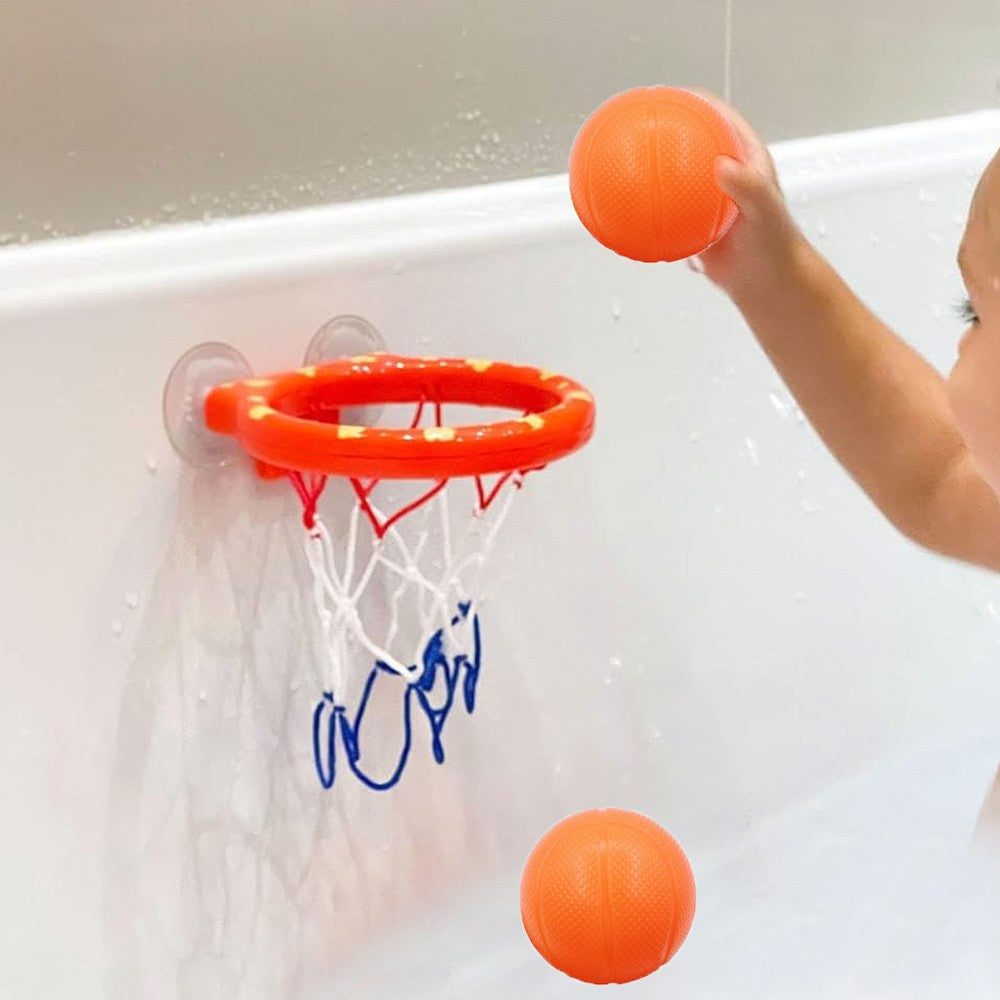 1 Set of Kids Basketball Bath Toys Toddlers Bathtub Basketball Shooting Game