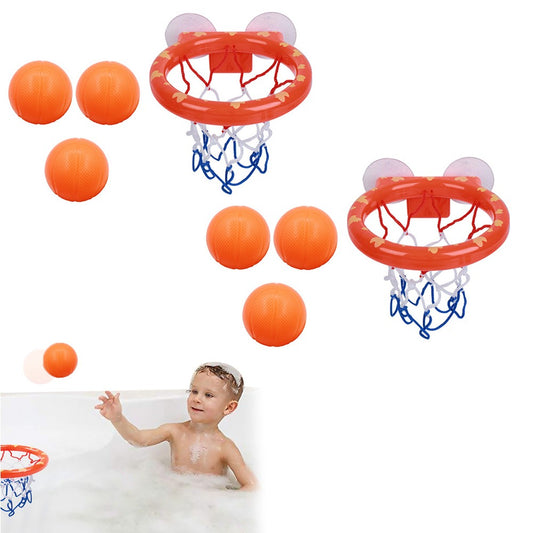 2 Sets of Kids Basketball Bath Toys Toddlers Bathtub Basketball Shooting Game