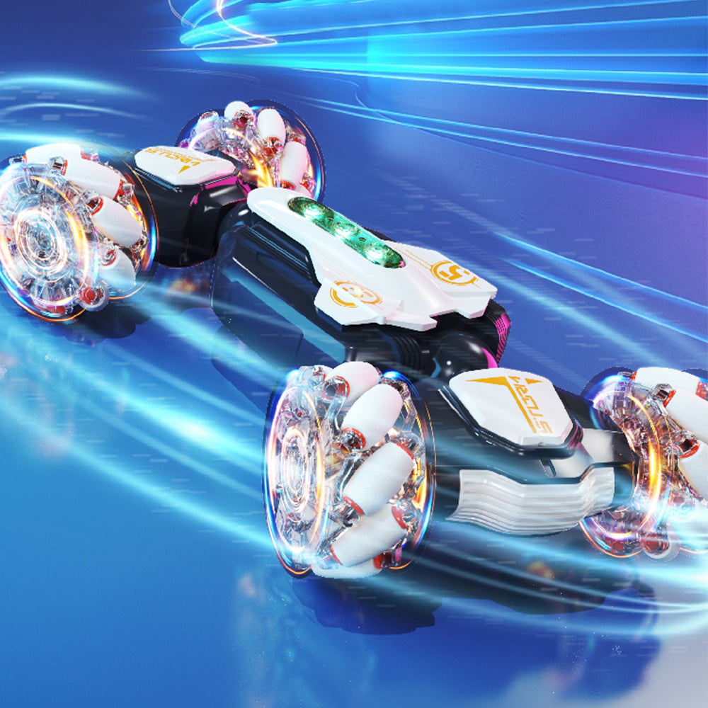 White Remote Control Car 2.4GHz High Speed All Terrains Road RC Car Toy