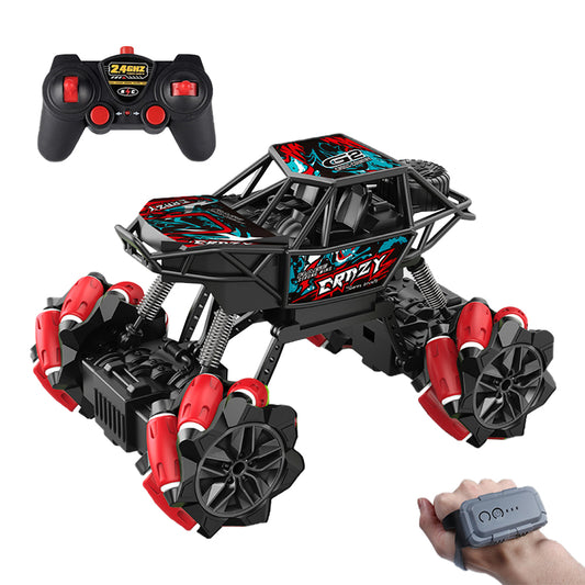 Red Remote Control Car 2.4GHz All Terrains Monster Off Road RC Car Toy