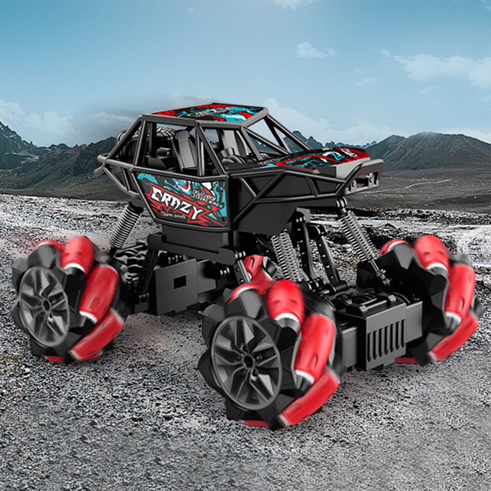 Red Remote Control Car 2.4GHz All Terrains Monster Off Road RC Car Toy