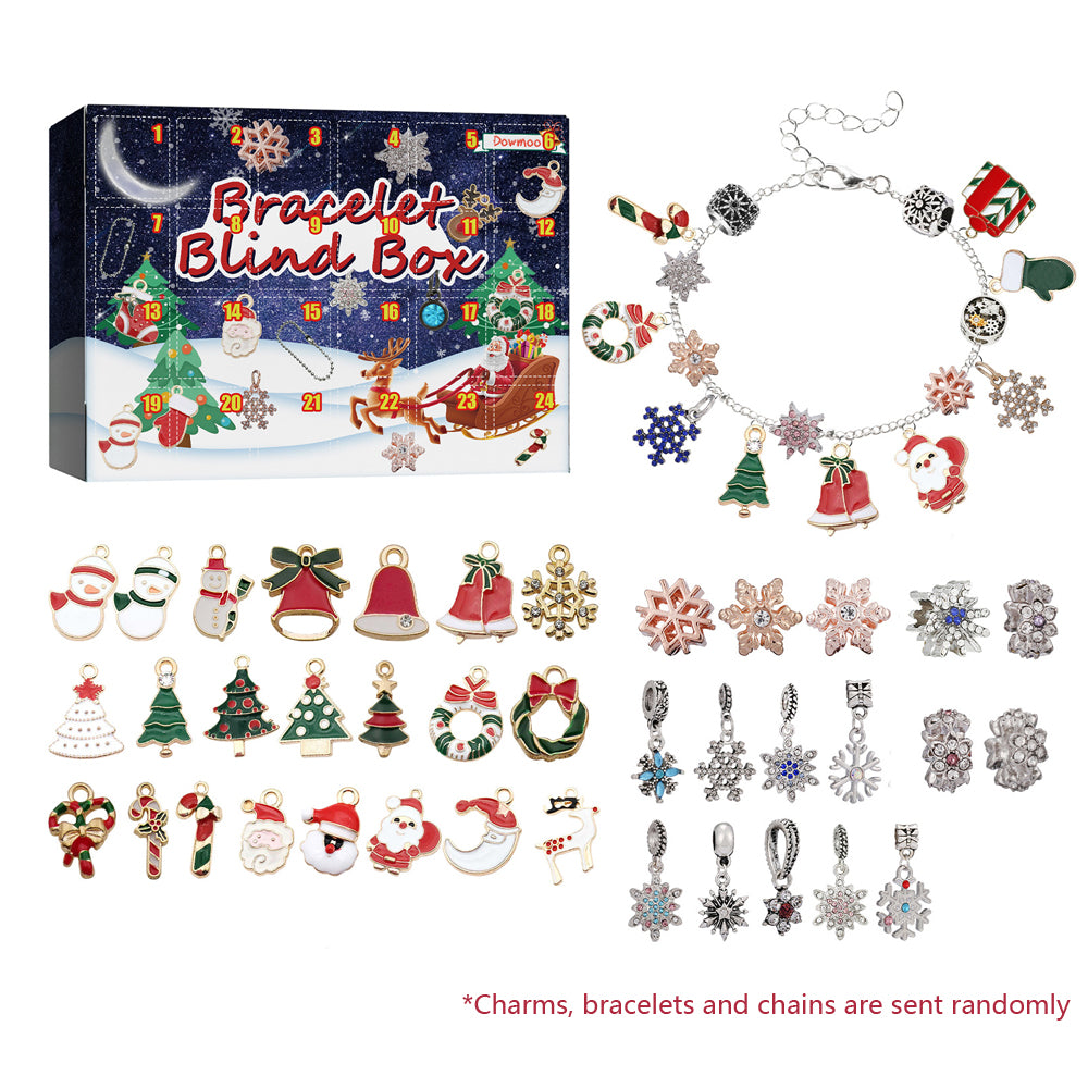 Christmas DIY Bracelet Making Kit 24 Days Advent Calendar