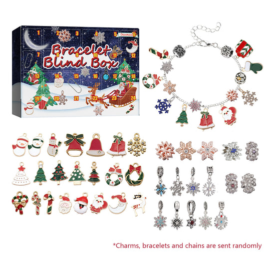 Christmas DIY Bracelet Making Kit 24 Days Advent Calendar