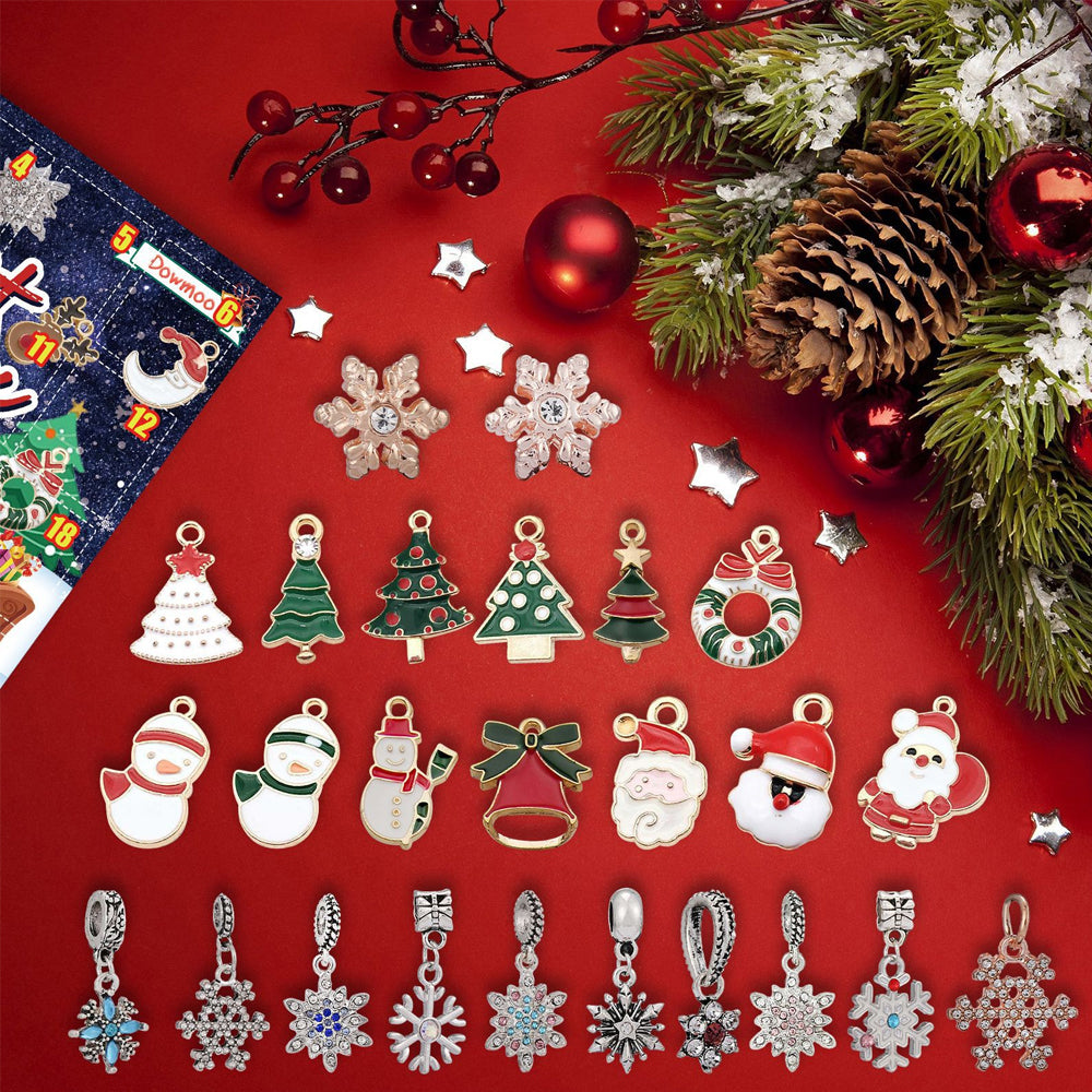 Christmas DIY Bracelet Making Kit 24 Days Advent Calendar