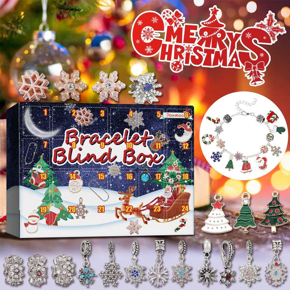 Christmas DIY Bracelet Making Kit 24 Days Advent Calendar