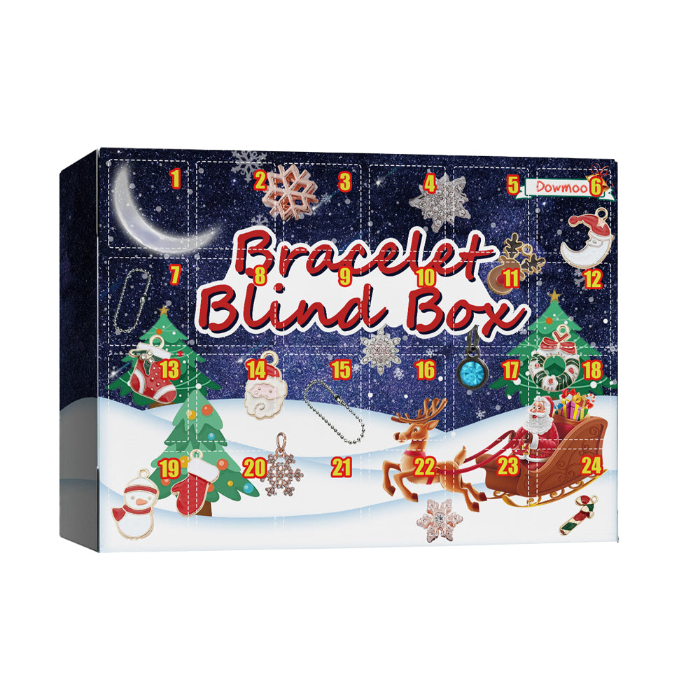 Christmas DIY Bracelet Making Kit 24 Days Advent Calendar