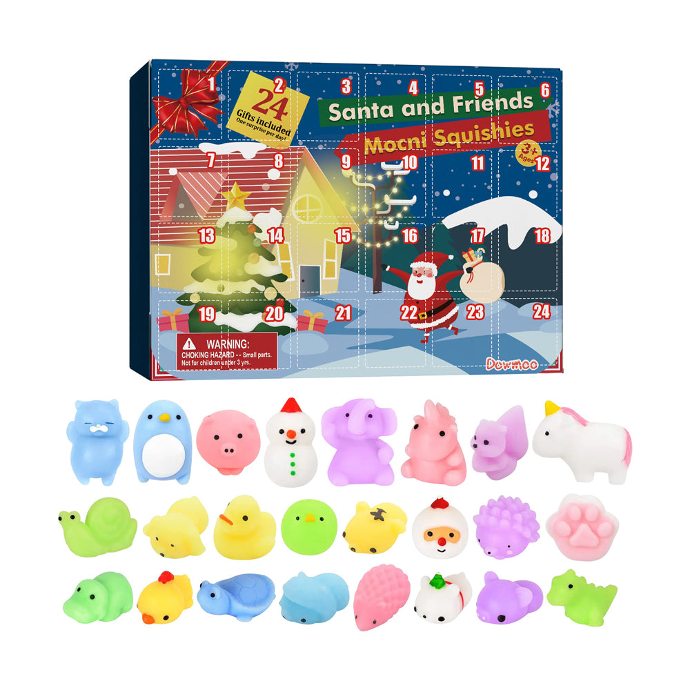 2 X 24 Days Christmas Countdown Advent Calendar with 24 Toys