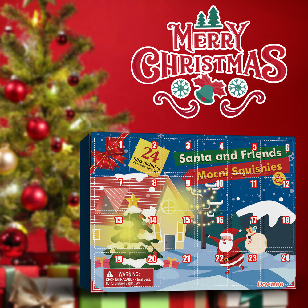 2 X 24 Days Christmas Countdown Advent Calendar with 24 Toys