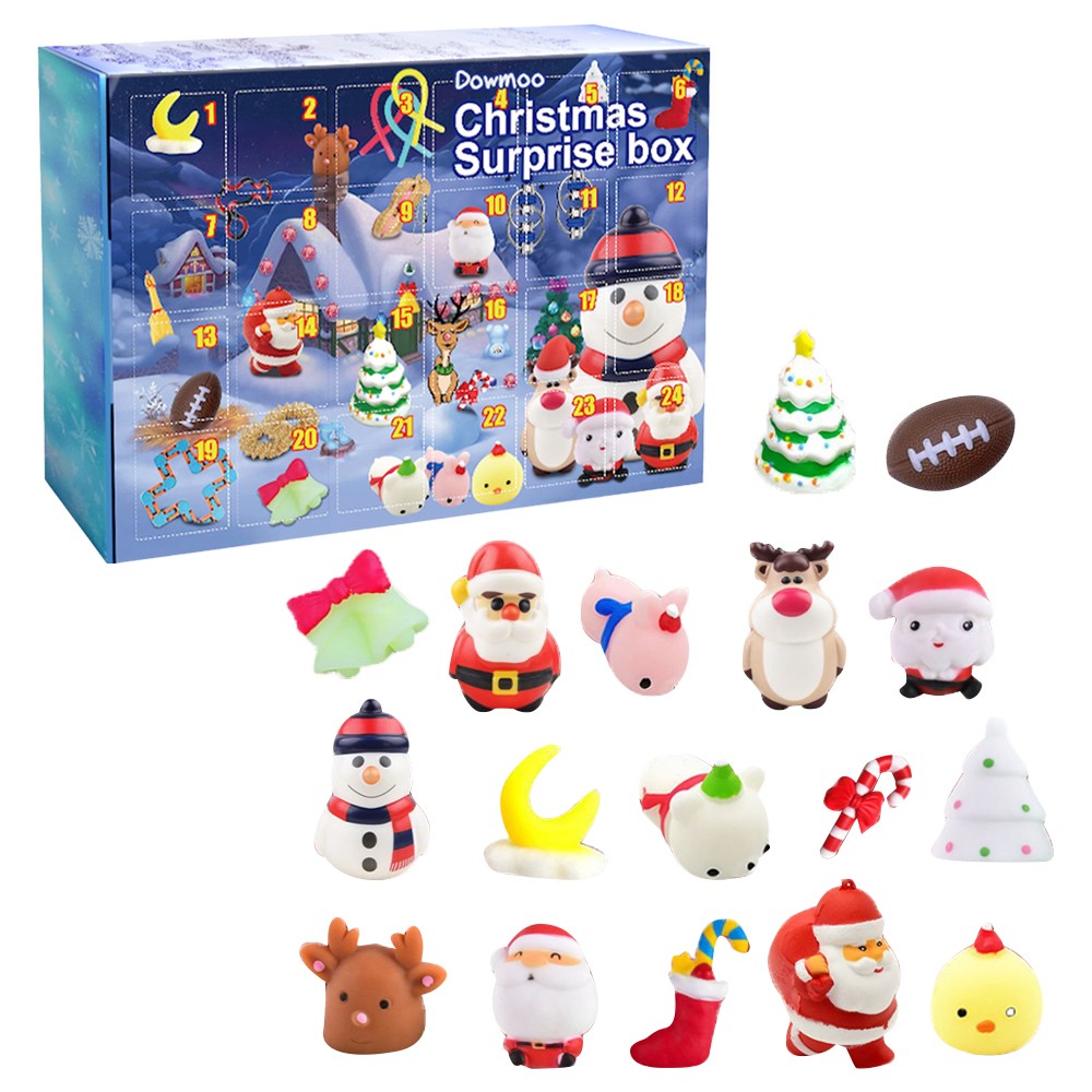 1Pc 24 Days Christmas Fidget Toy Advent Calendar Xmas Countdown Calendar Blind Box