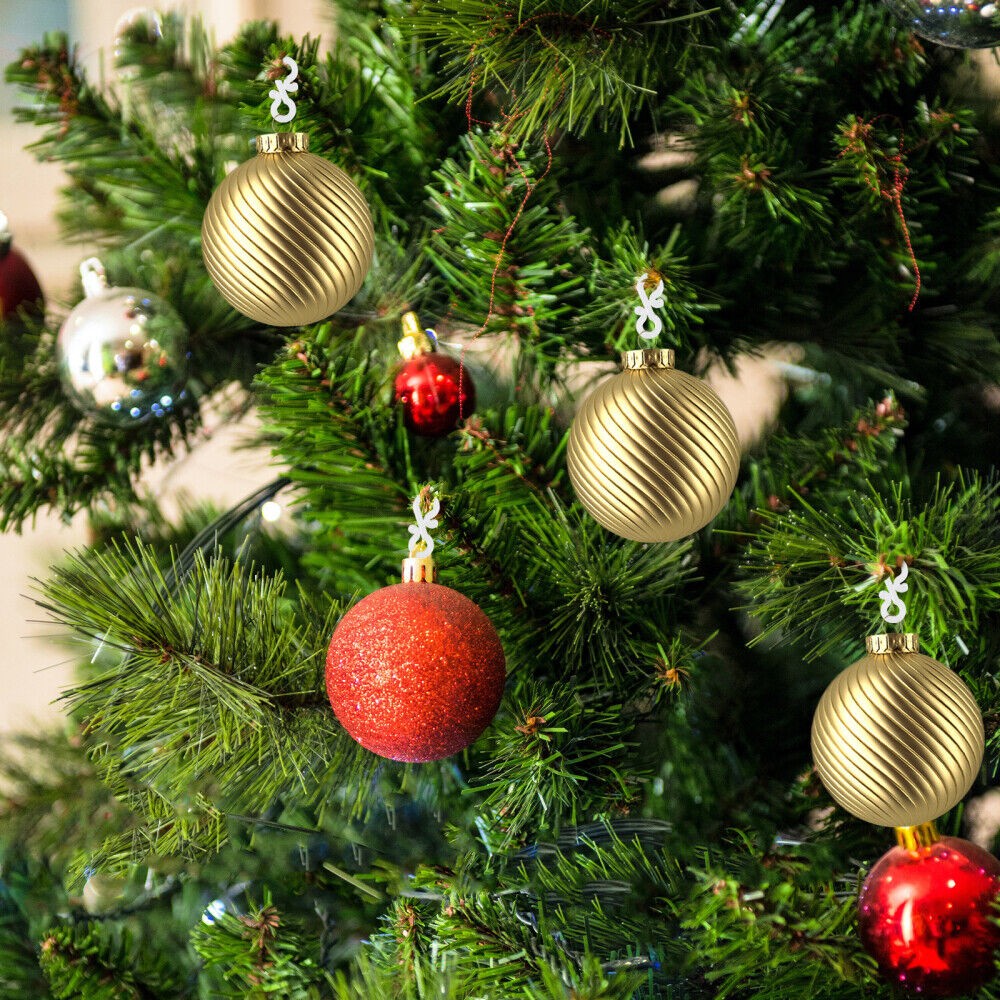 100Pcs Christmas Light Clips Hang Hooks for Gutter String Lights Xmas Party Decoration - Style 2