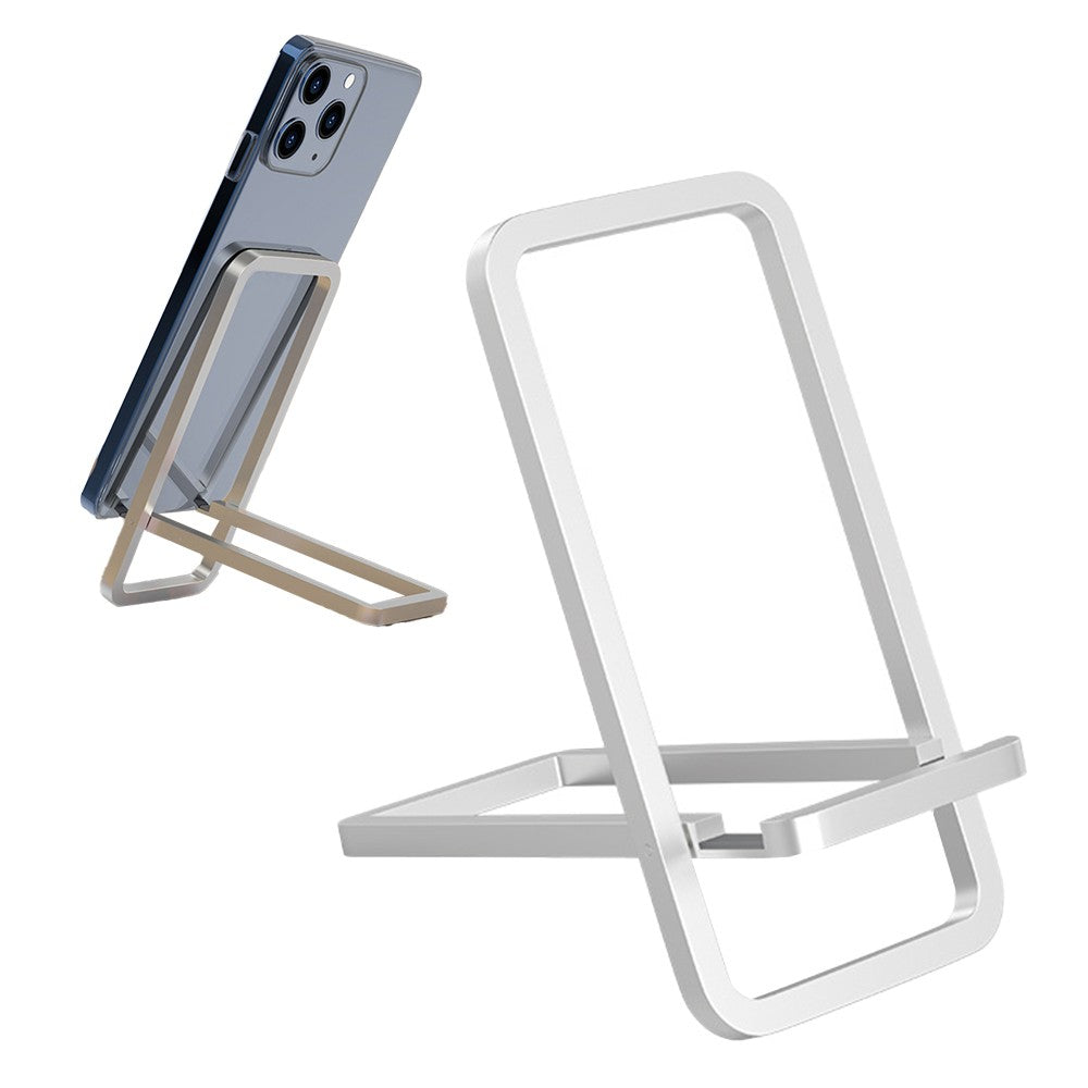 2xFoldable Desktop Phone Holder Adjustable Table Cell Phone Stand Holder