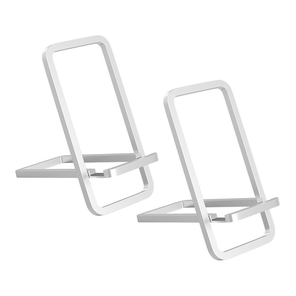 2xFoldable Desktop Phone Holder Adjustable Table Cell Phone Stand Holder