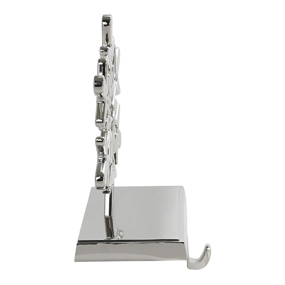 Snowflake Christmas Stocking Holders Metal Mantel Stocking Hangers