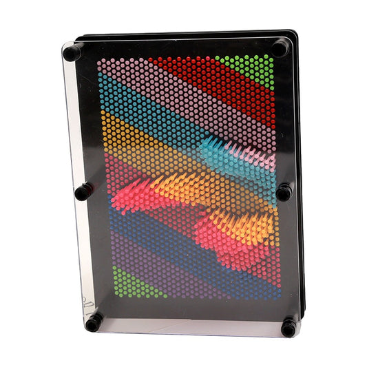 20x15x5.5cm Rainbow 3D Pin Art Board Toy Sculpture