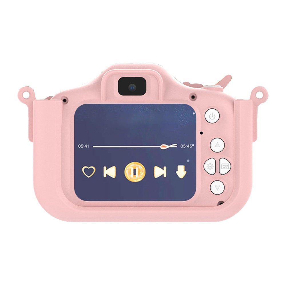 Pink 1080P HD Kids Digital Camera Unicorn Camera Toy with 32G Memory Card