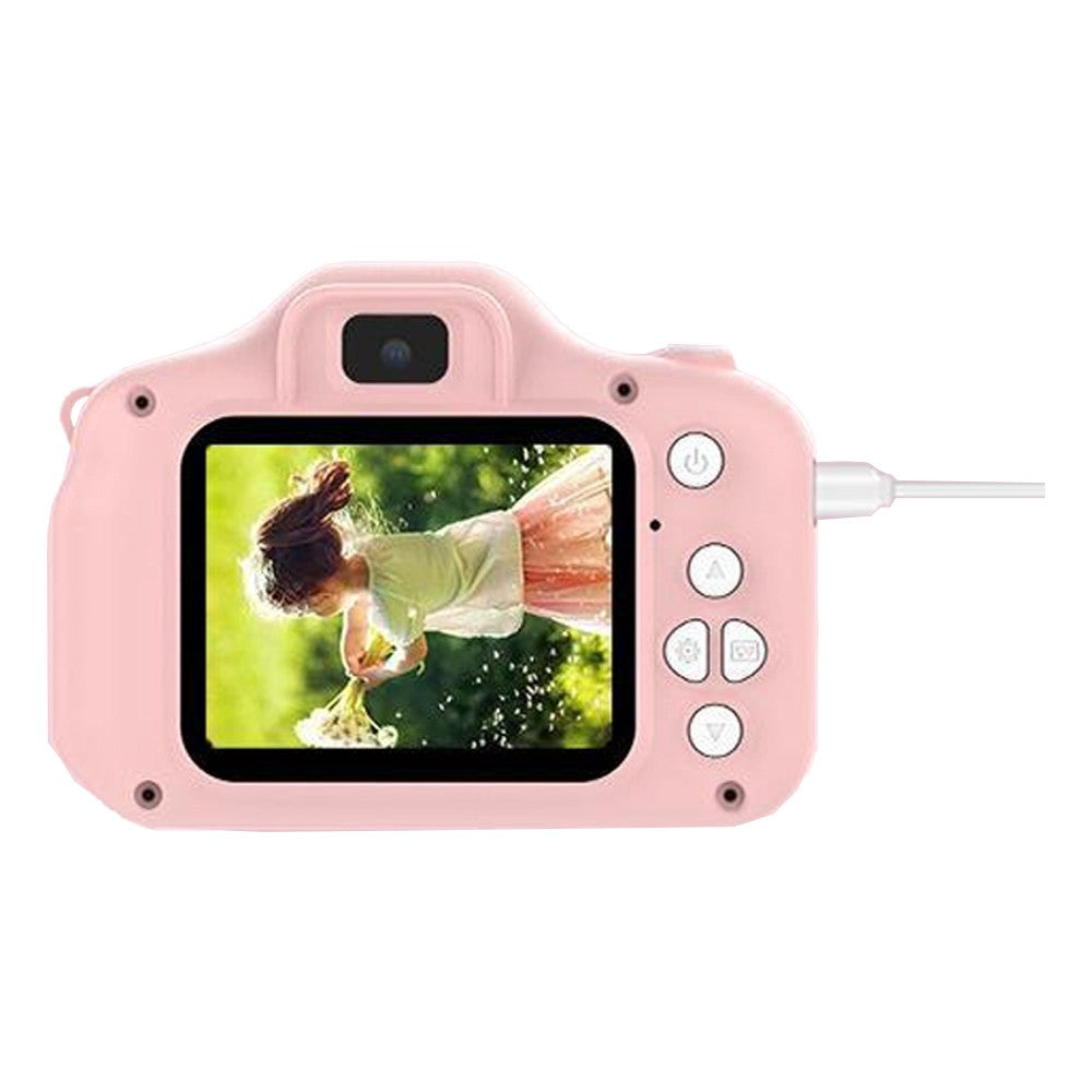 Pink 1080P HD Kids Digital Camera Unicorn Camera Toy with 32G Memory Card