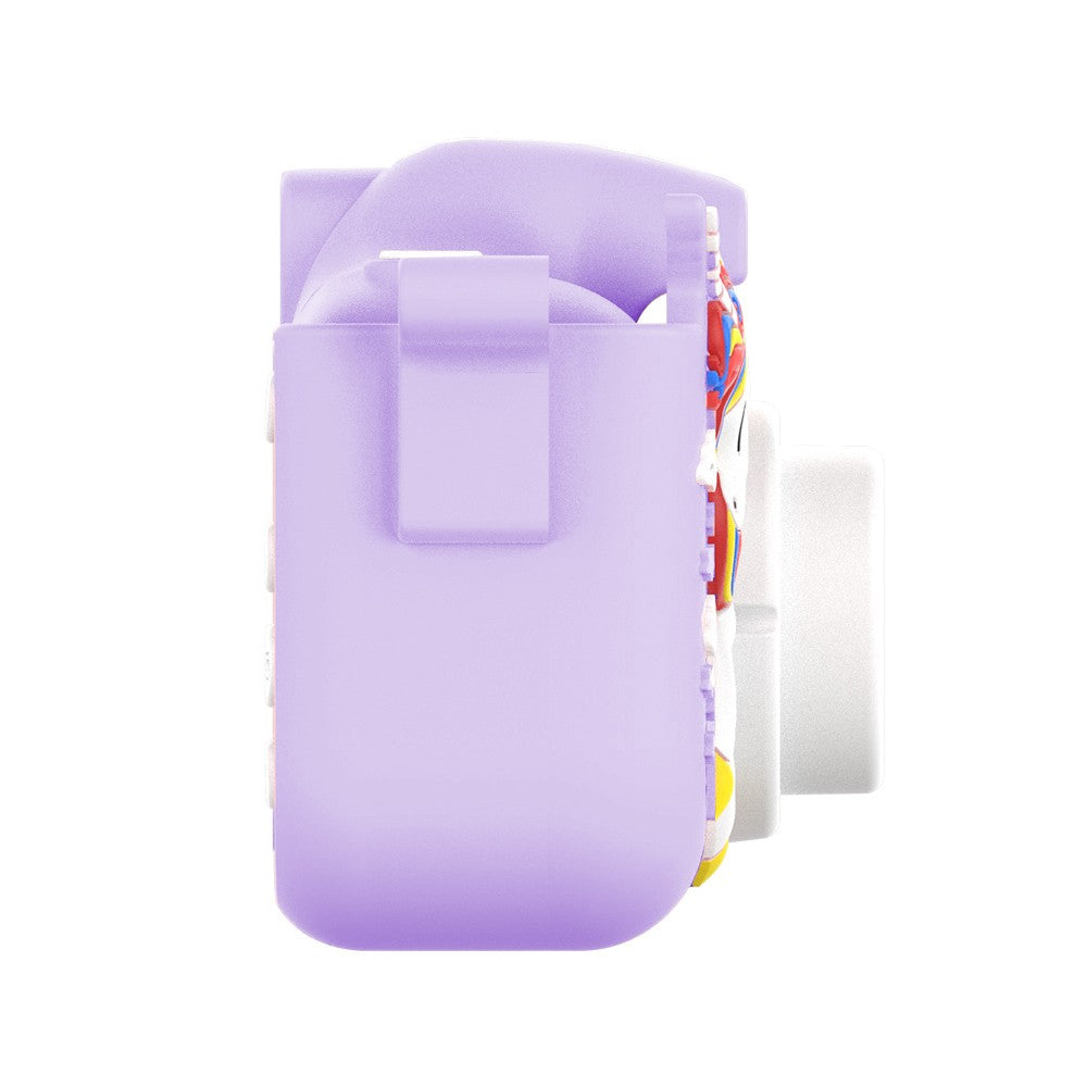Purple 1080P HD Kids Digital Camera Unicorn Camera Toy  with 32G Memory Card
