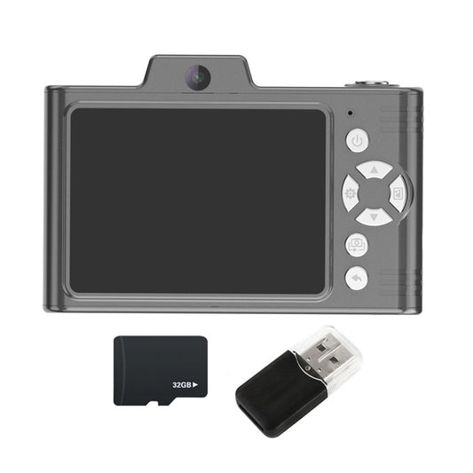 1080P HD Digital Camera with 32G Memory Card - Black