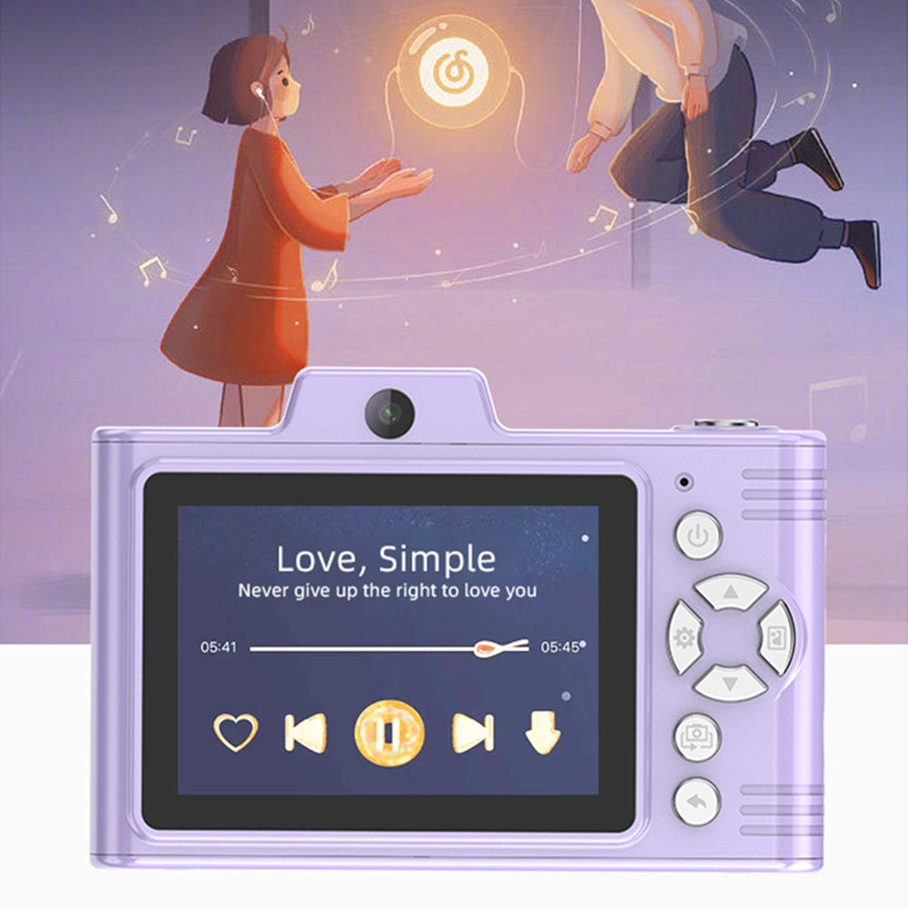 1080P HD Digital Camera with 32G Memory Card - Purple