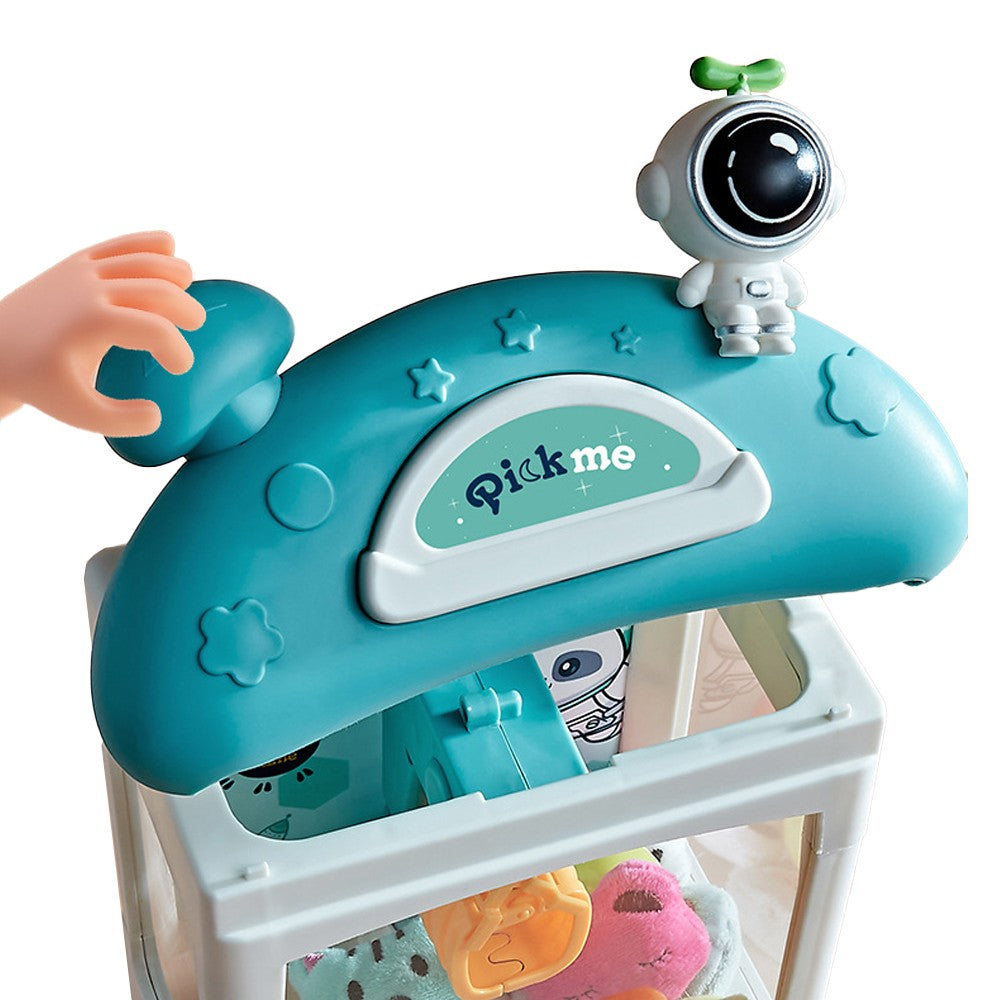 Mini Home Claw Machine with Sound Effect Kids Toys for Girls and Boys - Green