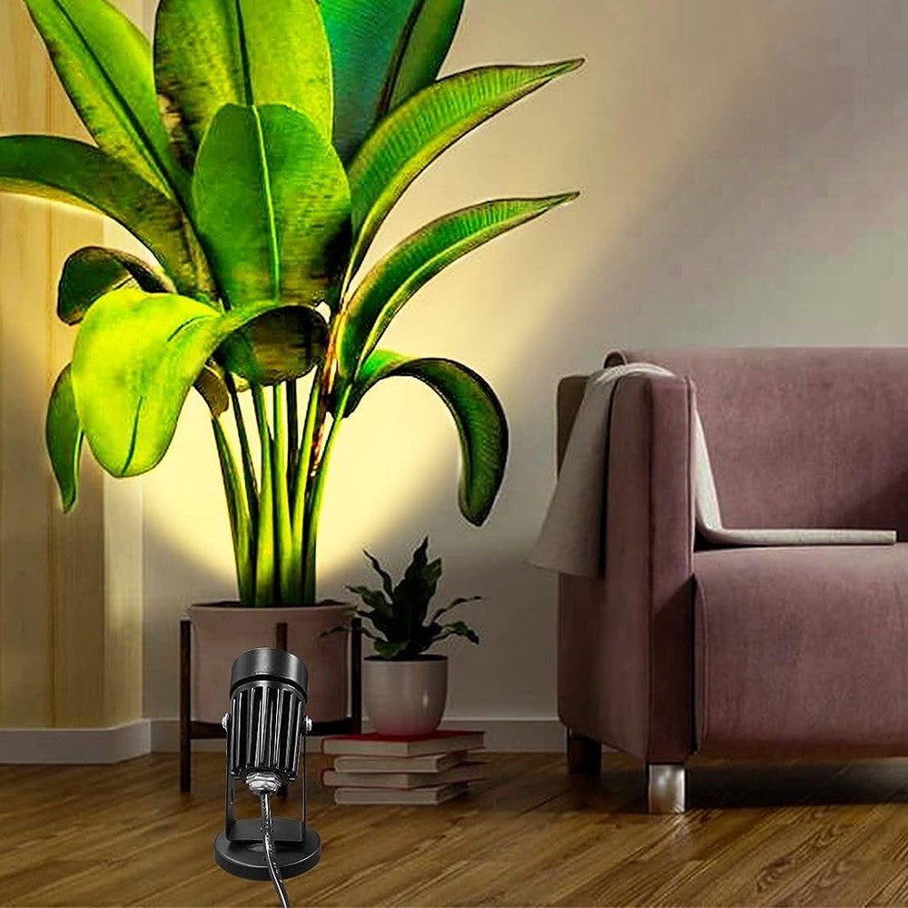 2xLED Plant Spot Lights Indoor Plant Lamp 3 Color Lighting Modes for Plants