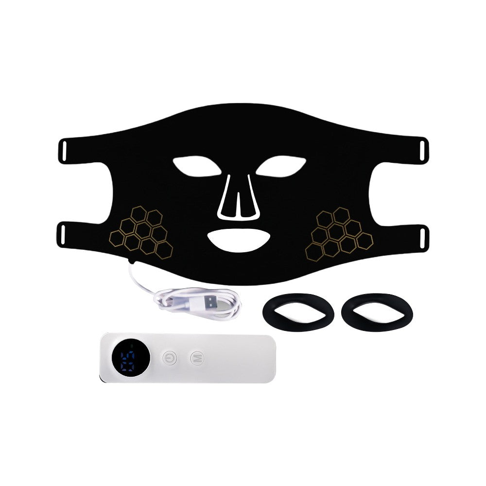 Silicone Led Light Therapy Facial Photon Light therapy Mask for Skin Care