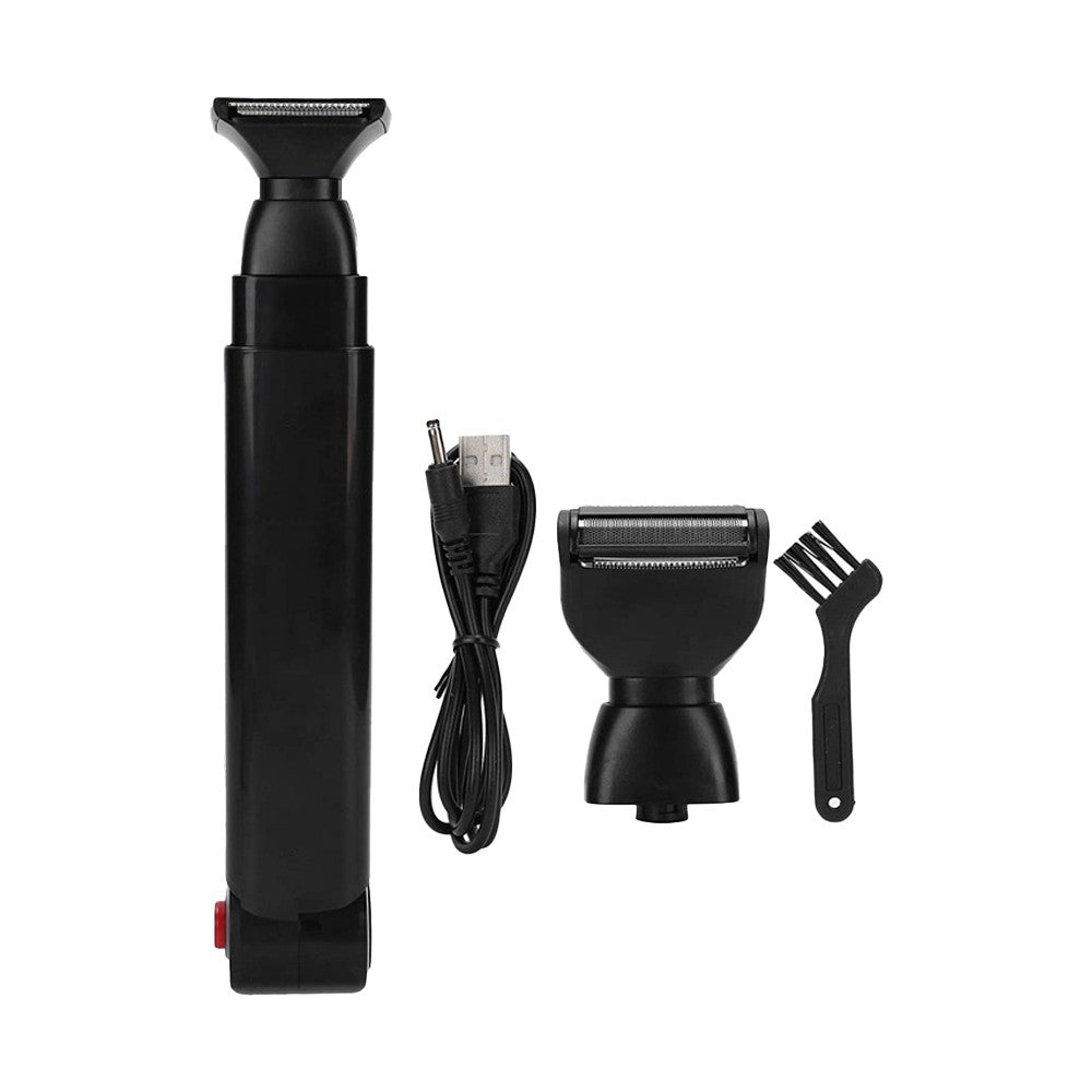 Mens Back Hair Remover USB Rechargeable Body Hair Trimmer Adjustable Back Shaver