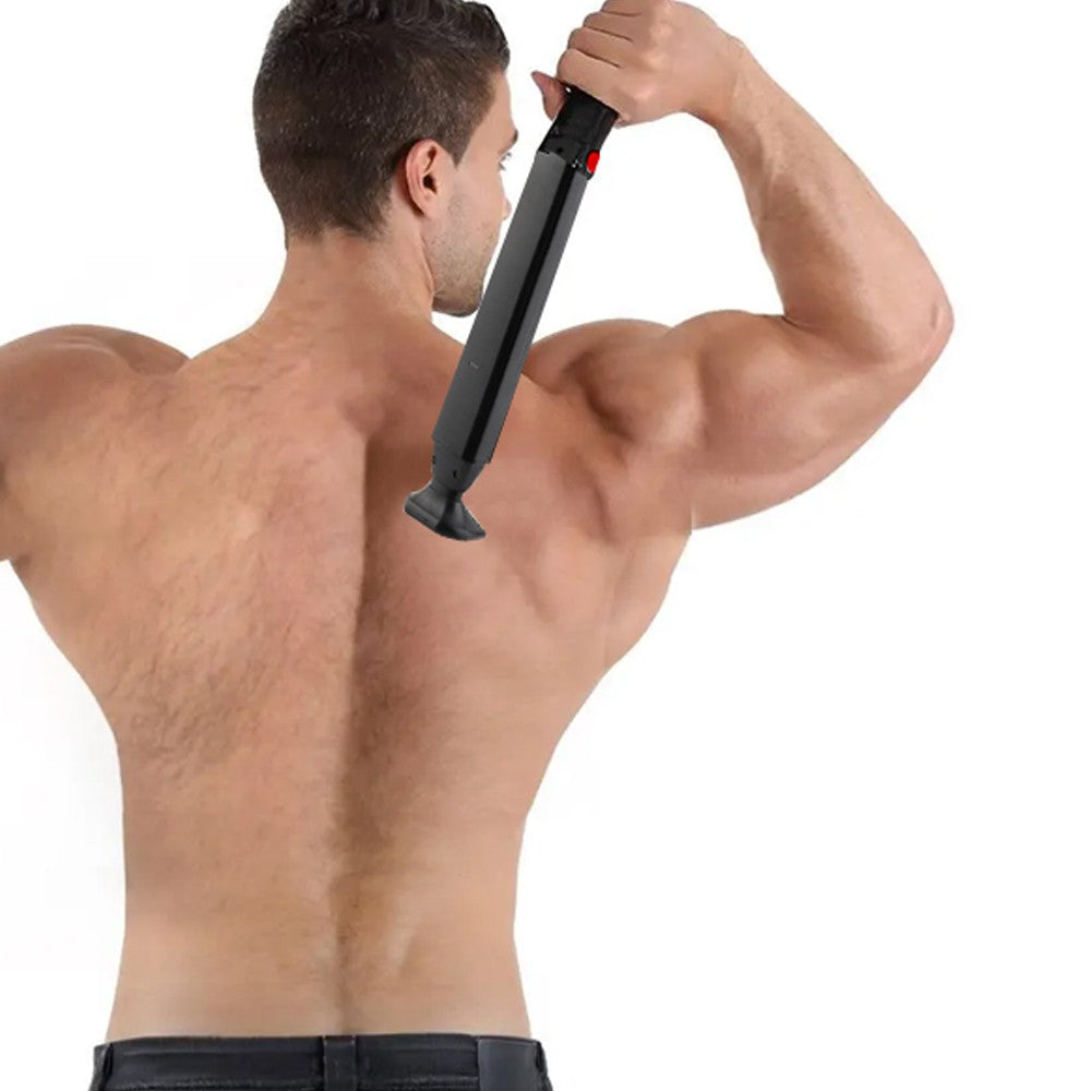 Mens Back Hair Remover USB Rechargeable Body Hair Trimmer Adjustable Back Shaver