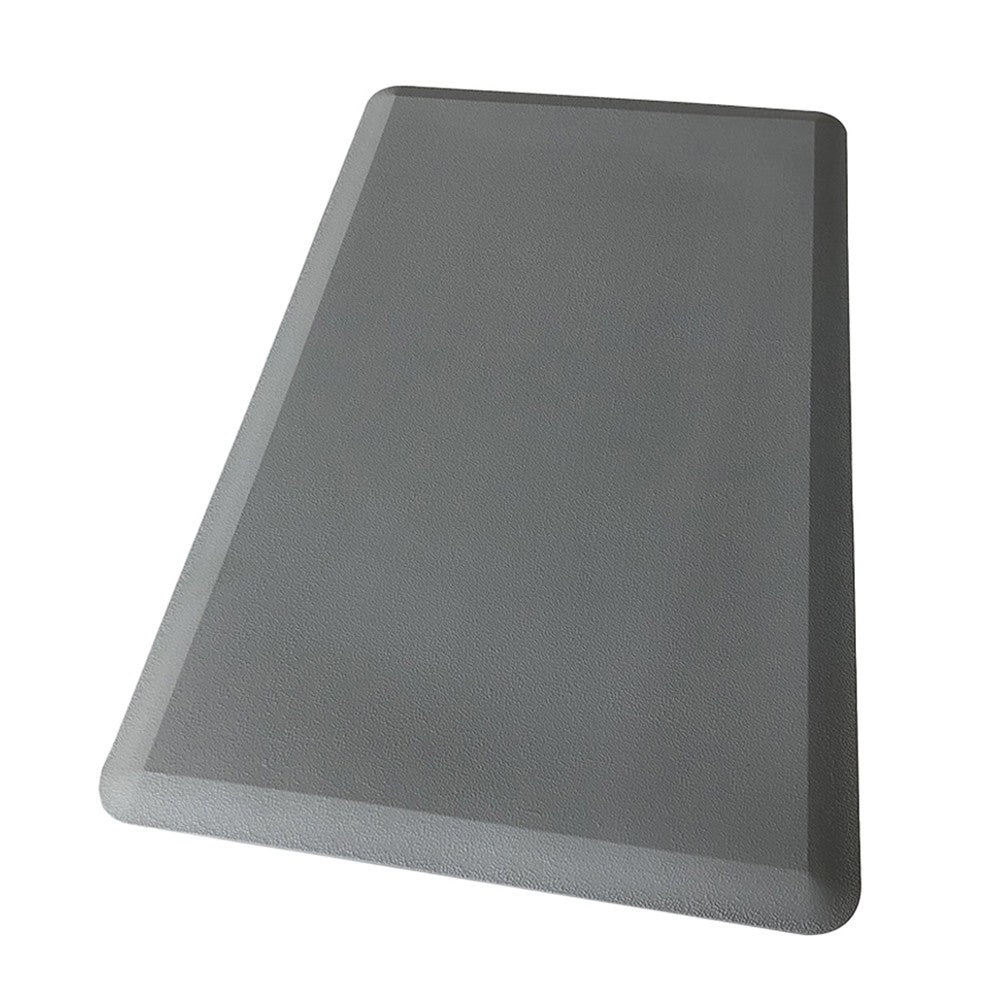 71x44cm Kitchen Floor Mat 12mm Thick Cushioned Anti-Fatigue Mat Laundry Room Anti-slip PVC Mat - Grey