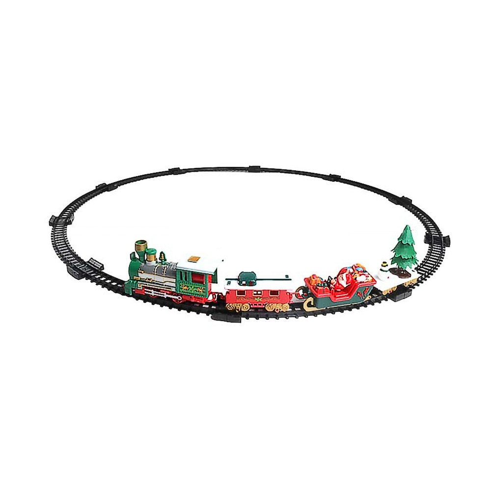 Electric Christmas Train Set Around Tree Christmas Train with Sounds and Lights