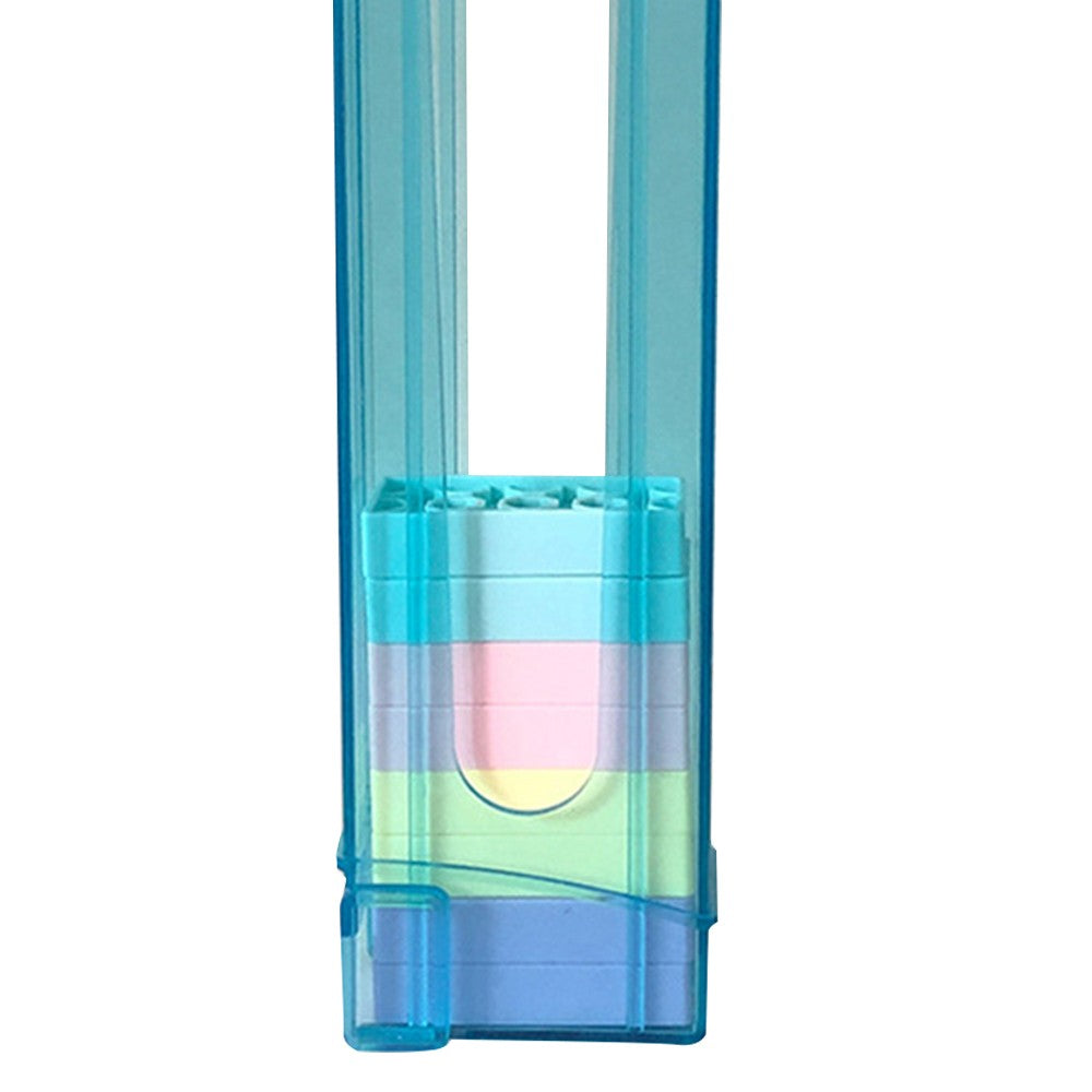 Automatic Domino Laying Train Set with 80Pcs Domino Blocks - Blue Train