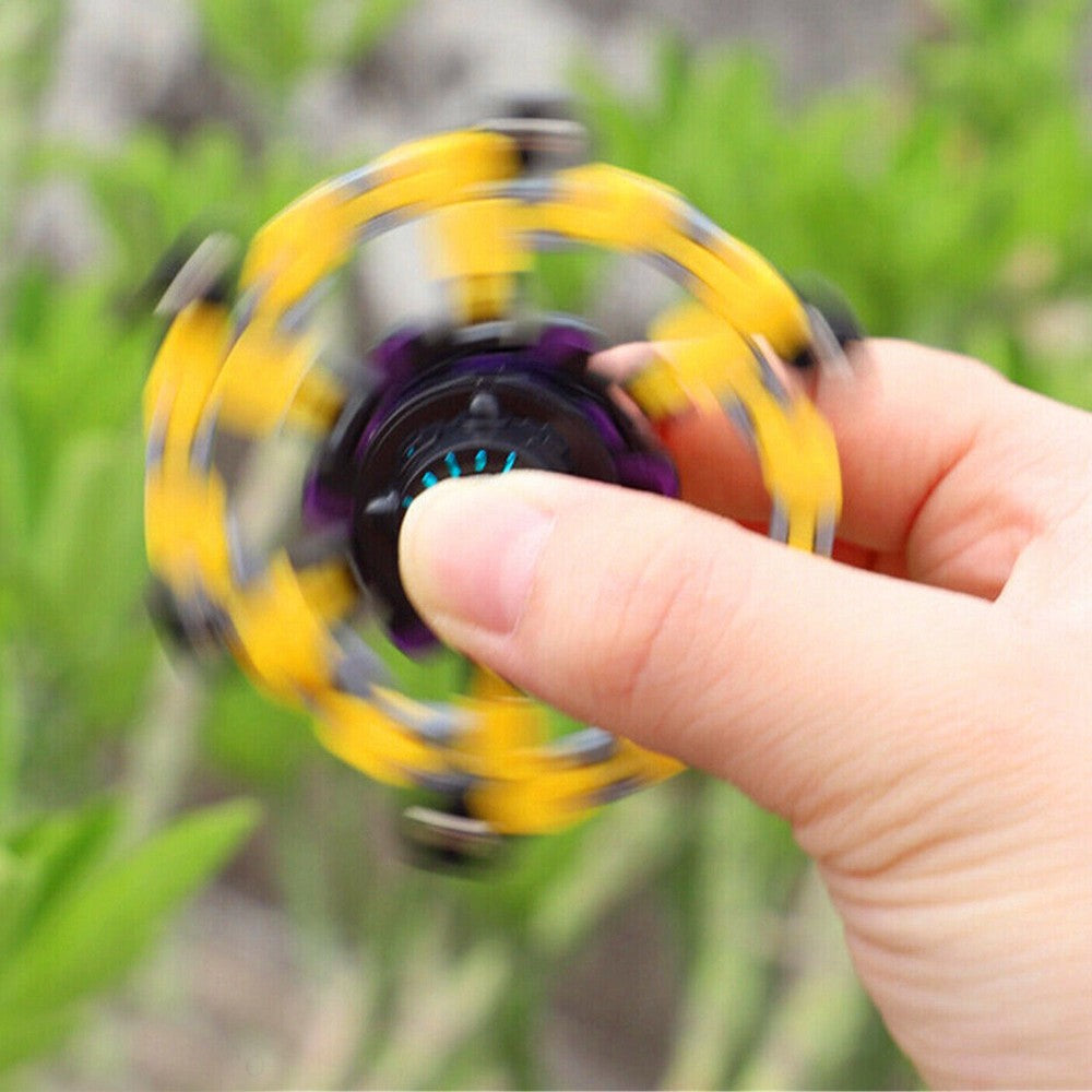 3Pcs Fidget Spinner Toys Transformable Mechanical Gyro Toys Random Color