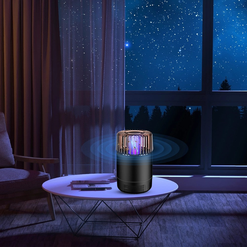 USB Electric Mosquito Killer Lamp Mosquito Catcher Mosquito Trap - Black