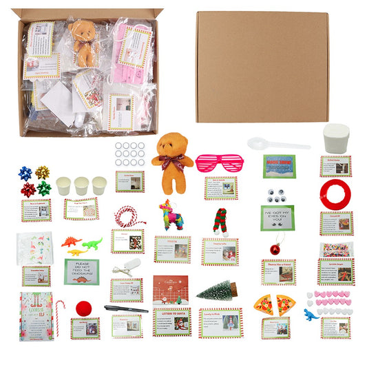 Bear Pinata Christmas Advent Calendar 24 Days Countdown Calendar Xmas Blind Box