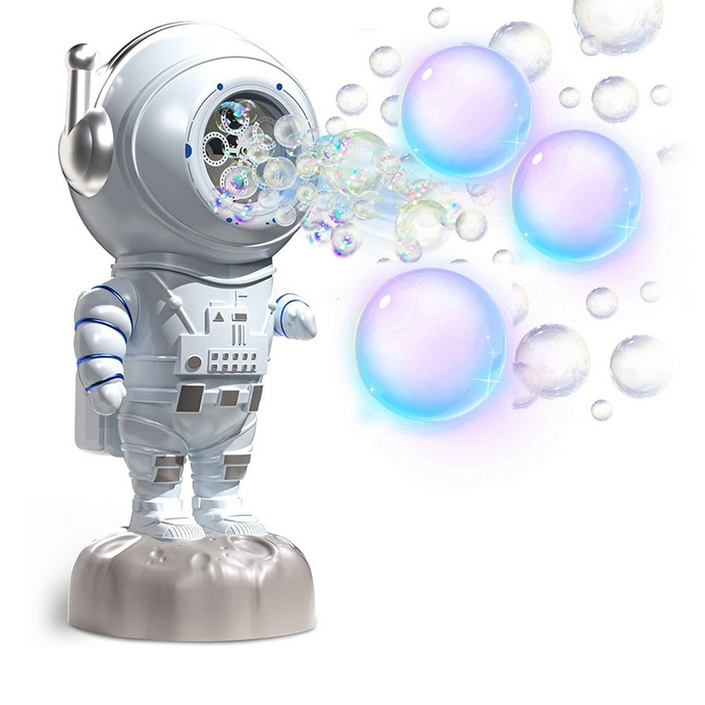 Kids Astronaut Bubble Machine Automatic Rotating Bubble Maker Bubble Blower Summer Outdoor Toy