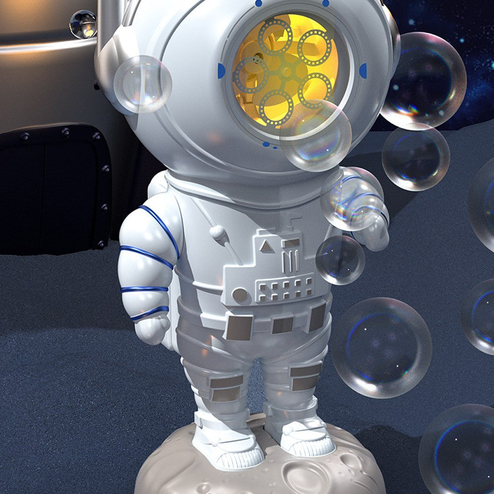 Kids Astronaut Bubble Machine Automatic Rotating Bubble Maker Bubble Blower Summer Outdoor Toy