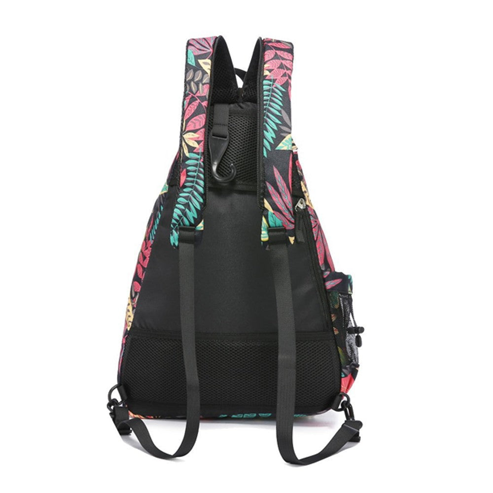 Pickleball Bag Pack Reversible Crossbody Sling Bag - Red