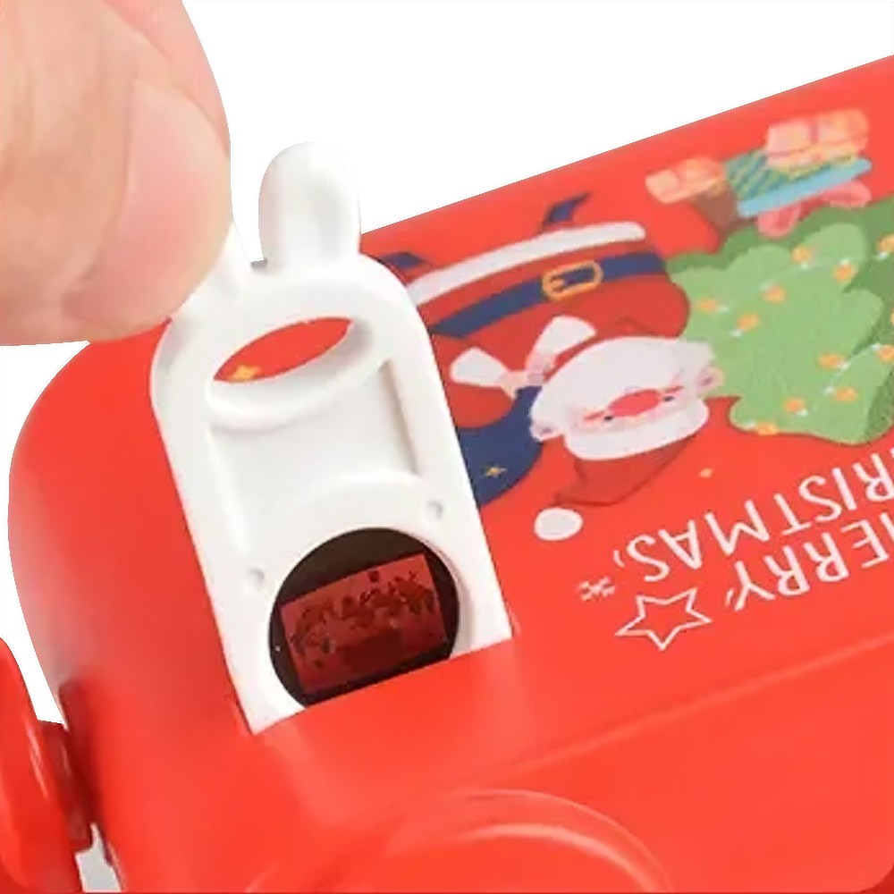 1Pc Christmas Theme Projector Light-up Children Projection Toy with 5 Cards