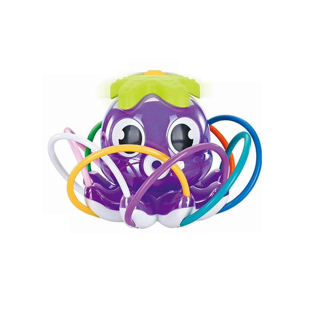 Outdoor Water Spray Sprinkler Funny Octopus Sprinkler Toys Yard Game - Purple