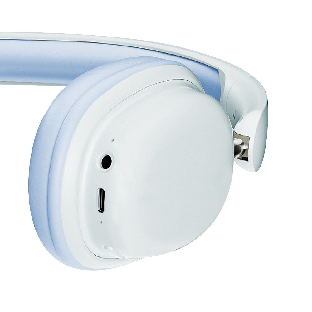 Wireless Bluetooth 5.3 Headphones 3D Stereo Headset - Blue