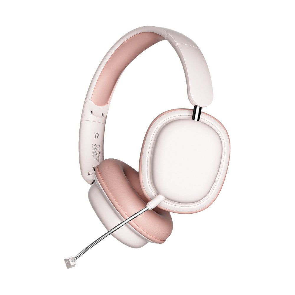 Wireless Bluetooth 5.3 Headphones 3D Stereo Headset - Pink