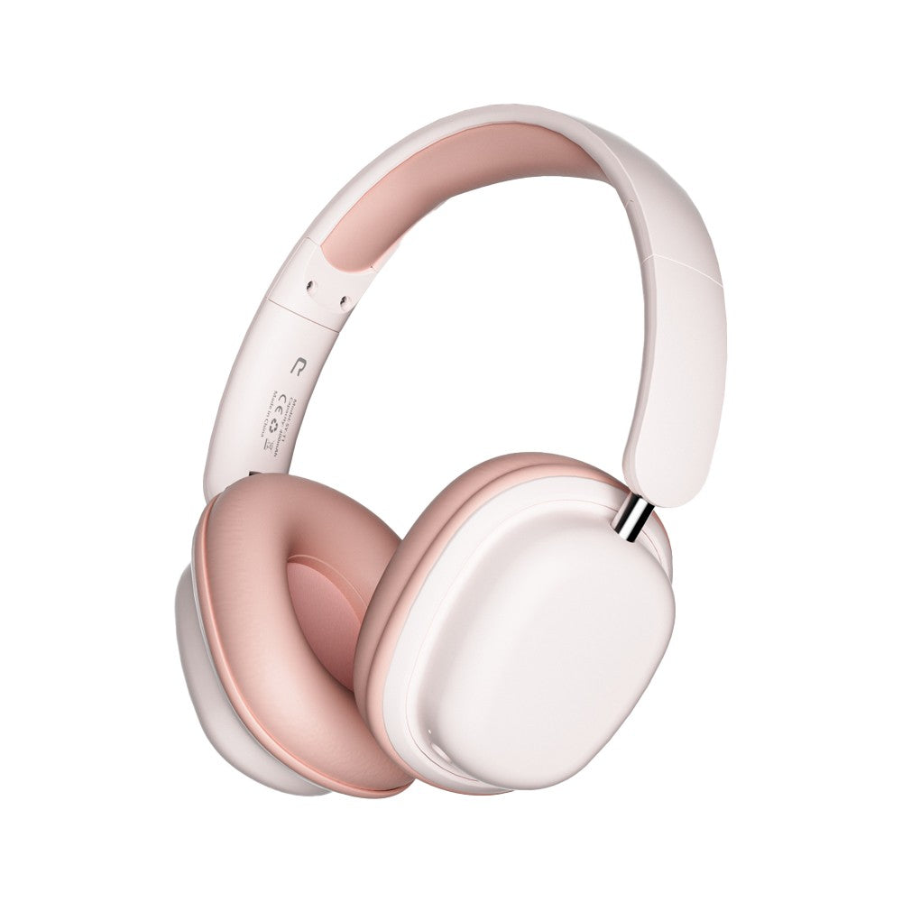 Wireless Bluetooth 5.3 Headphones 3D Stereo Headset - Pink